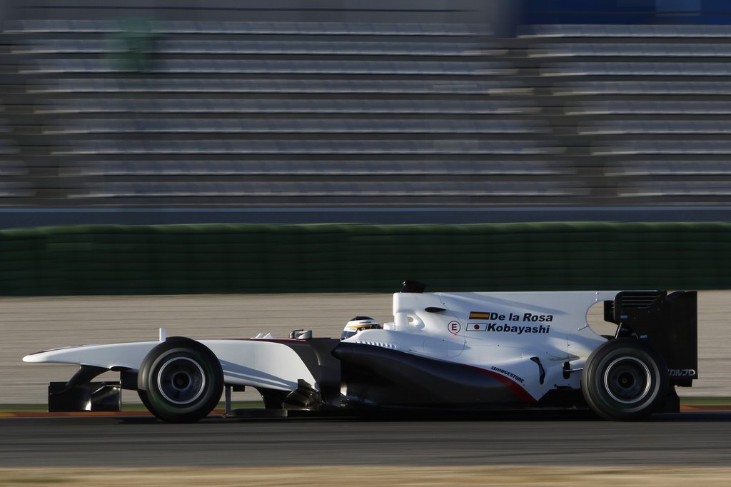 Test Valencia primi km, Pedro de la Rosa, BMW Sauber C29